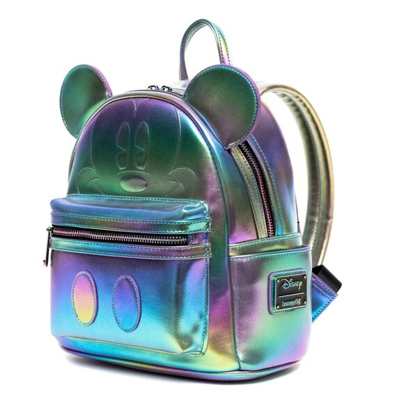 Loungefly - Disney Mickey Mouse Oil Slick Mini Backpack and Wallet main image 8